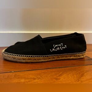 Saint Laurent espadrilles.